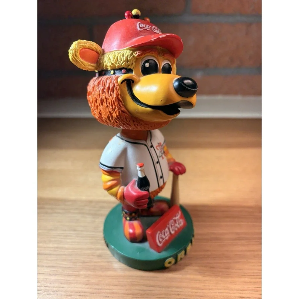 Vintage NIB Albuquerque Isotopes Bobblehead Orbit Coca Cola